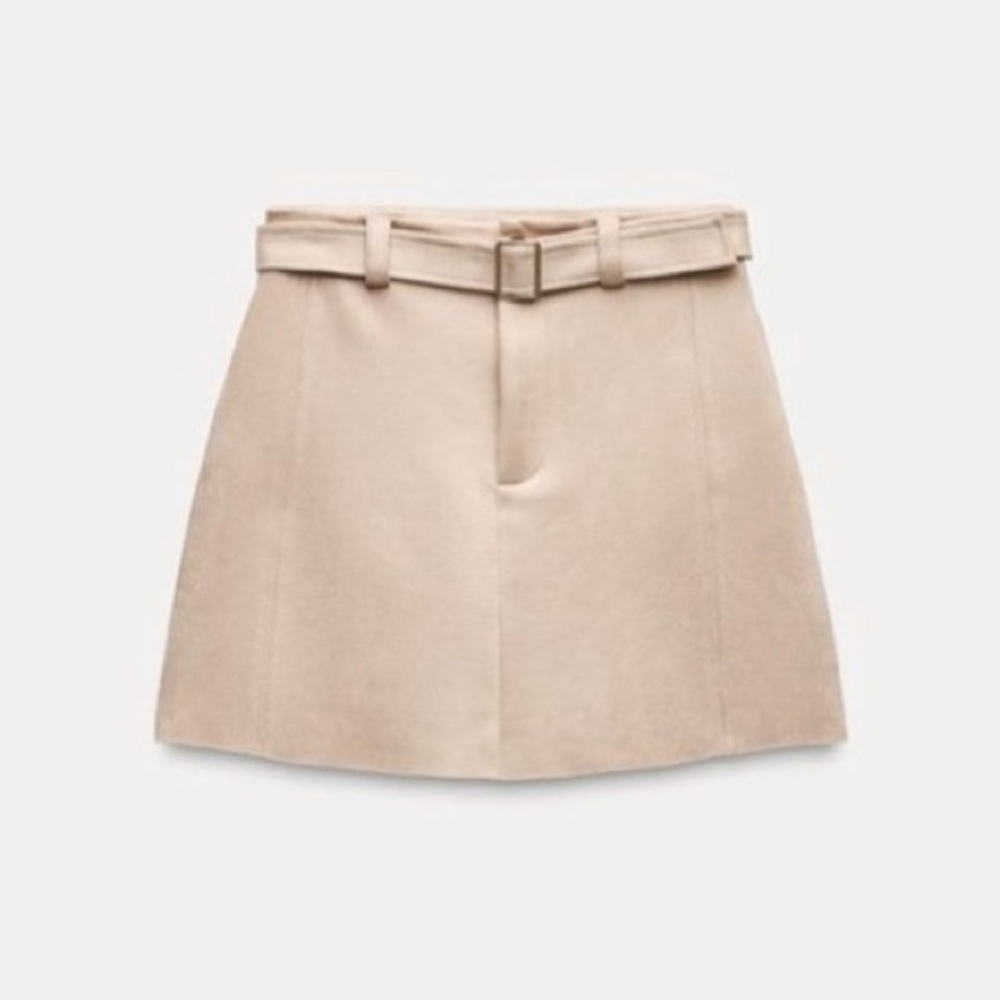 ZARA Suede Mini Skirt